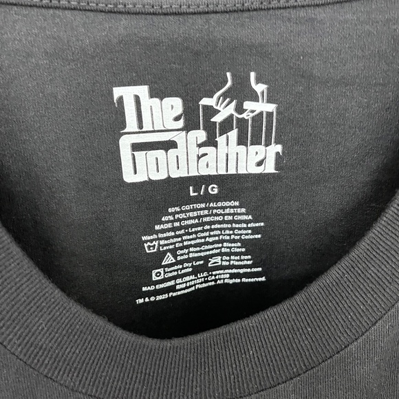 NWOT The Godfather Marlon Brando Face Short Sleeve T-Shirt Men’s Large - Picture 5 of 11